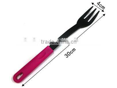 Nylon elevated kitchen tools/Household cooking ware/Nylon kitchenware/rose Eco-Friendly Nylon spoon NL38