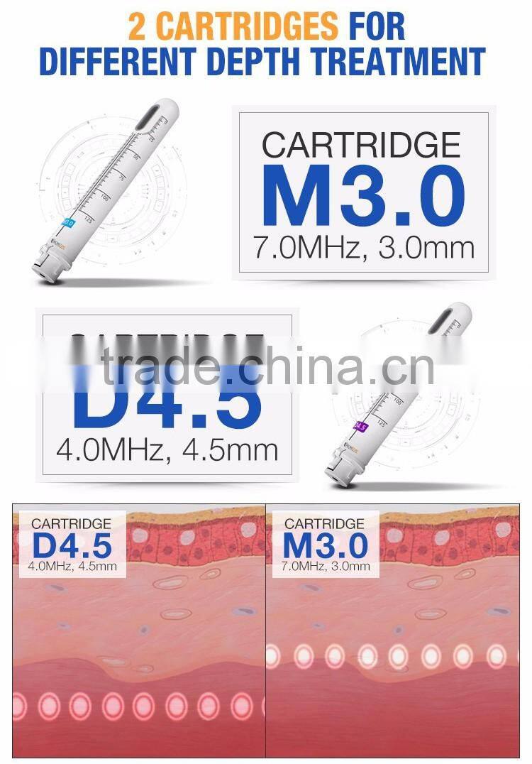 Best price Skin tightening hifu for wrinkle removal system / skin tightening machine