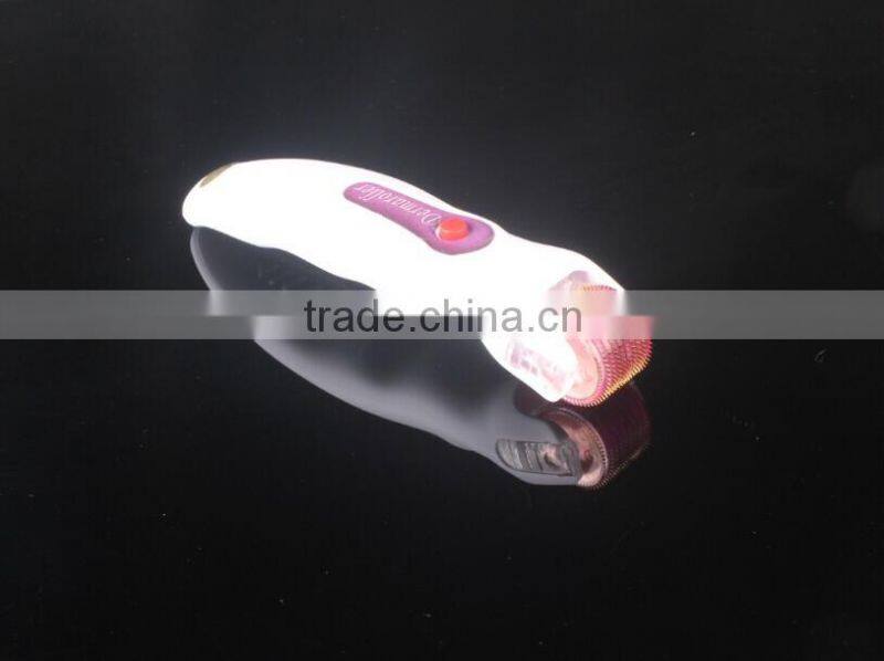 GTO brand Led vibrate derma roller with CE approved and competitive price professional use for hair removal and skin care