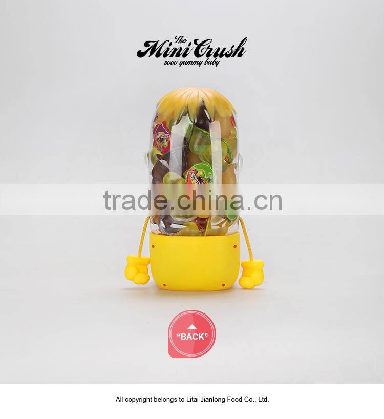 15g mini jelly cup, assorted fruit flavors candy in Minions Jar china supplier