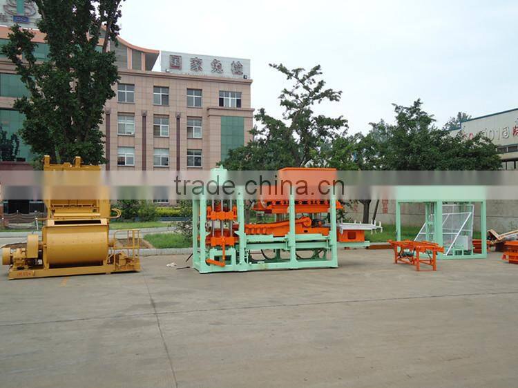 big capacity multi-function fully automatic brick block production line QT4-15