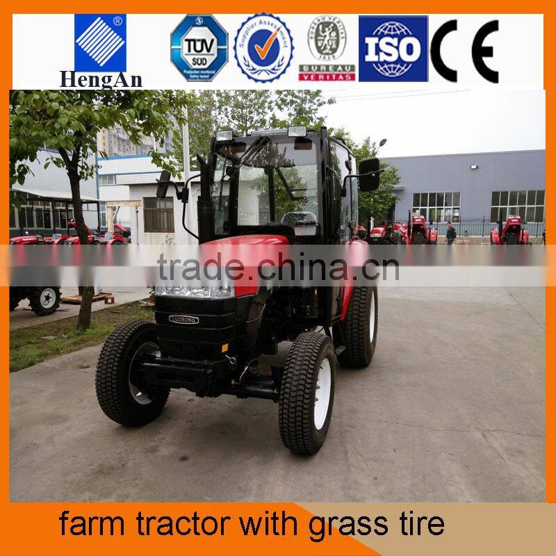 farm tractor with grass tires for grassland / lawn