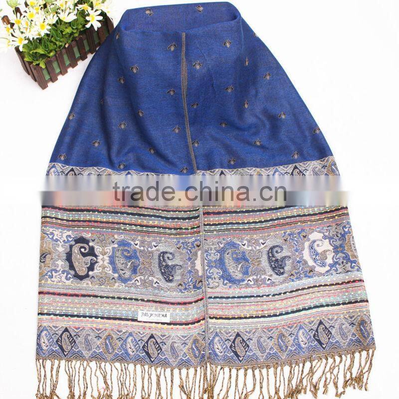 High Quality Vintage Women Lady Soft Long Neck Large Tassel Scarf Wrap Shawl Pashmina Stole Scarves