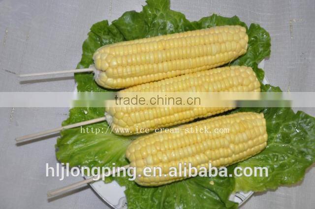 alibaba china high quality bbq tool wooden corn skewer