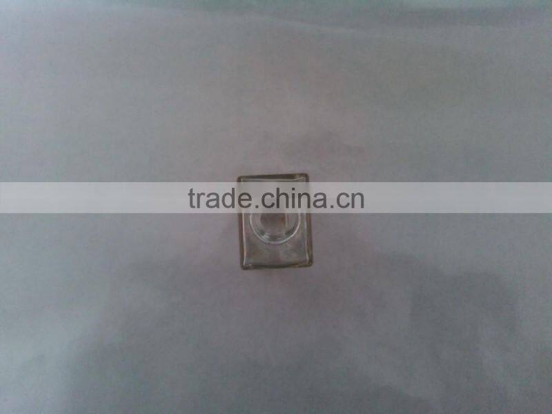 60ml tall square perfume glass bottle
