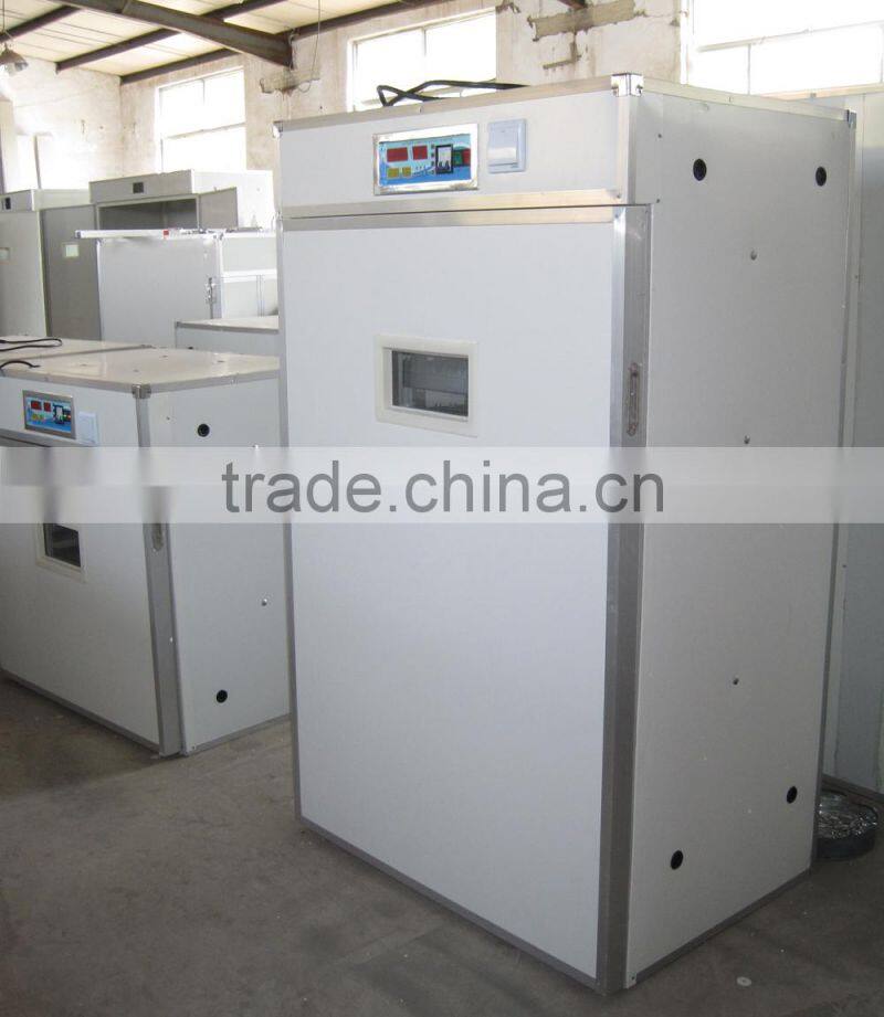 2016 hot sale CE certification fully automatic factory supply chicken egg incubator