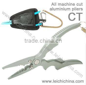 Chinese top quality all machine cut aluminium fishing pliers