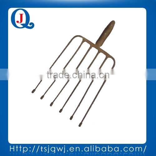Fork head JQ115b with four tines for garden and farm
