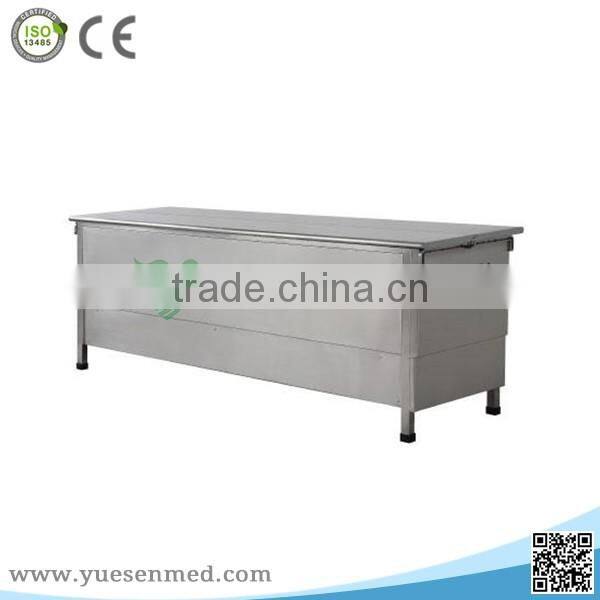 Funeral home stainless steel mortuary funeral tray