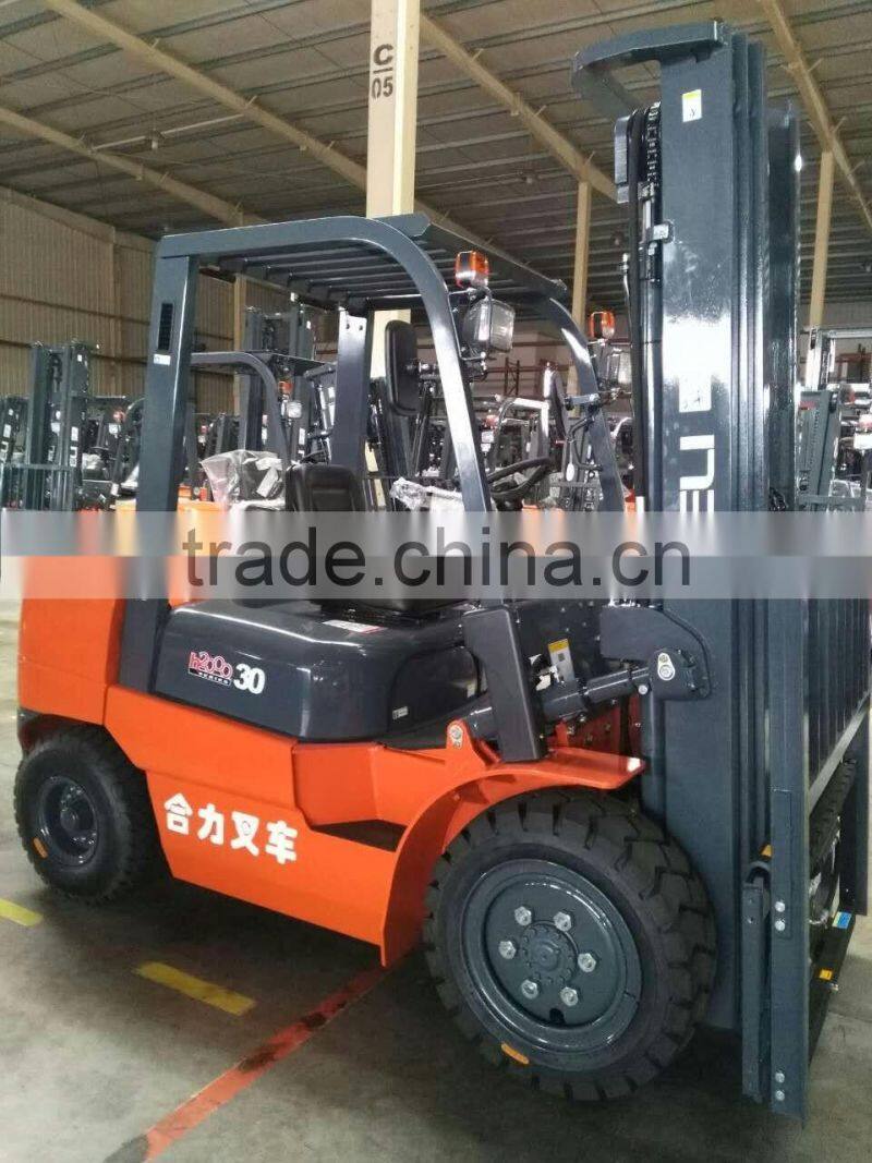 China Top1 Forklift Brand Automatic Transmission H2000 Series 3ton Heli Forklift of china