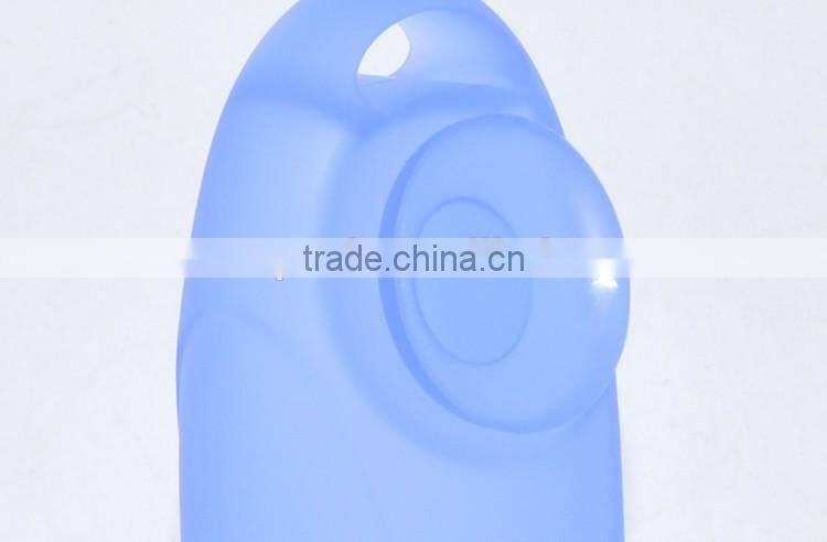 cute silicone baby bottle for lotion and cream filling while traveling MP4410