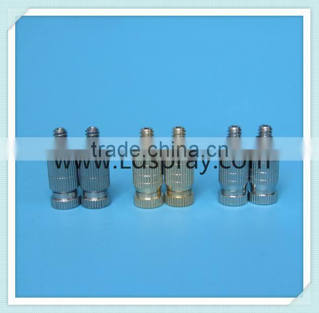 Stainless steel high pressure anti-drop misting fog fine jet spray nozzles
