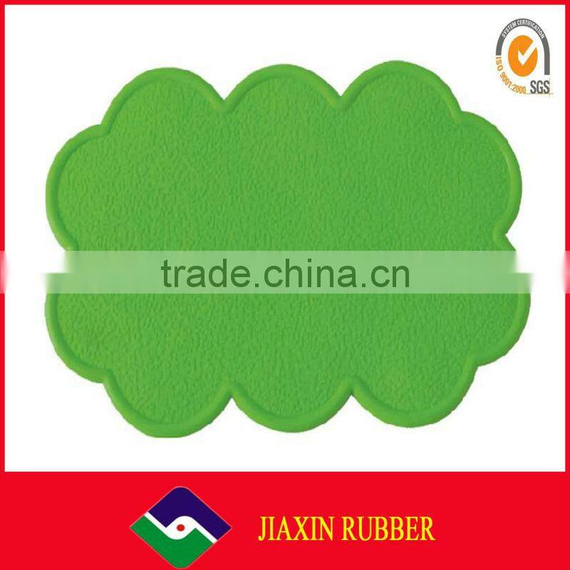 2014 Promotion multicolor square shaped cup glass silicon mat