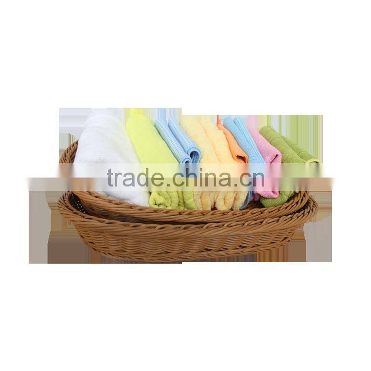Excellent quality handcrafts cane woven oval fruit basket for display