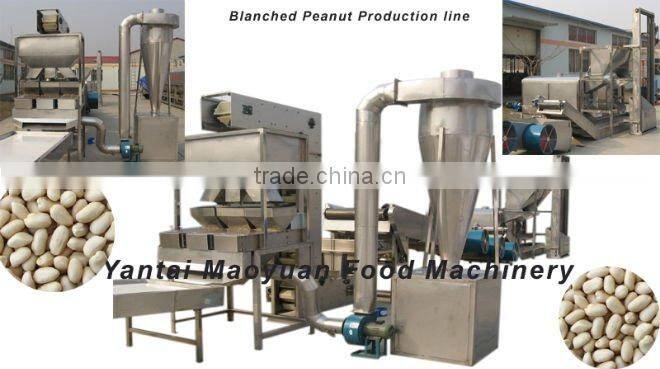 top quality blanched peanut making line with CE