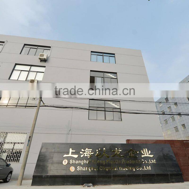 Big round black plastic disposable food sushi tray