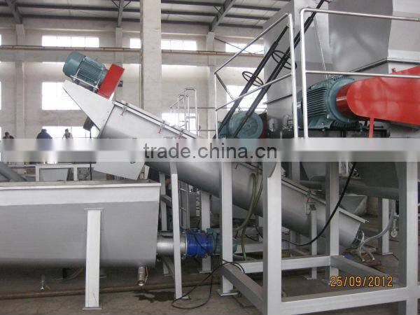 Environment friendly waste plastic bottle recycling machine