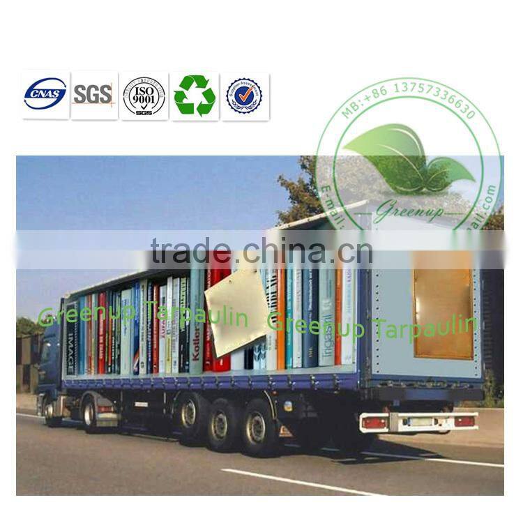 UV Printed PVC Coated Double-weave Tarp Curtain For Truck Body