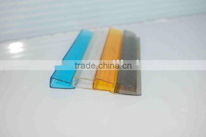 Polycarbonate sheet H profile&U profile connector