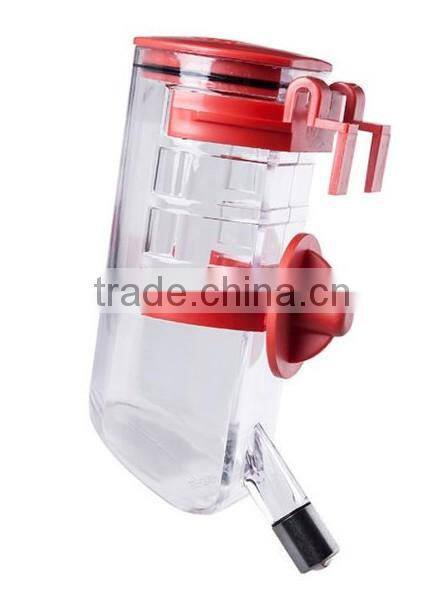 Hangable Plastic Pet Accessory Dog Drinking Bottle