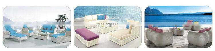 Round Wicker furniture/ Poly rattan dining set
