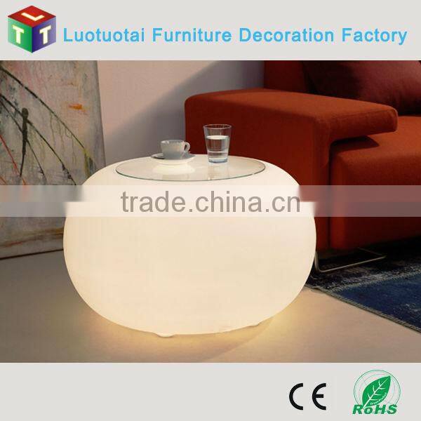 led table/rechargeable battery operated remote control crdless led table