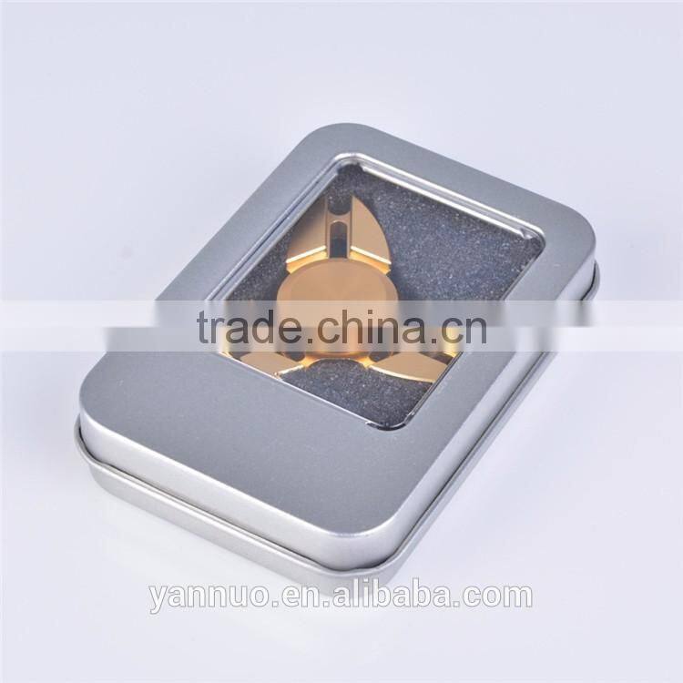 LED Light Hand Spinner, Anti stress Toy Rotate The Gyro Between Finger