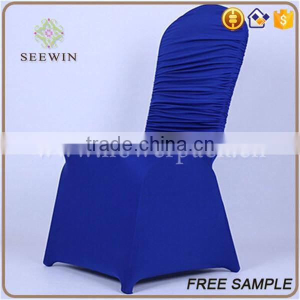 normal pattern ruffled cheap spandex chair cover