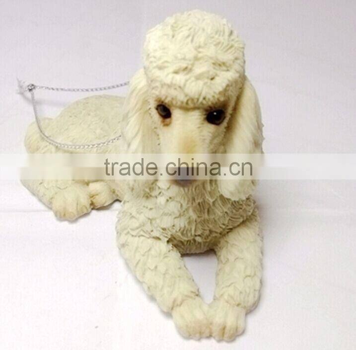 Personalized resin poodle wholesale christmas ornament suppliers