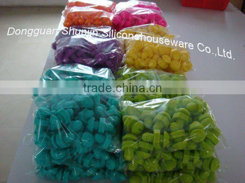 100% Food-grade Silicone Rubber Bottle Stoppers To keep beer fresh