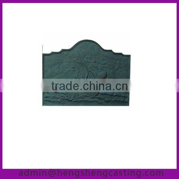 antique indoor cast iron stove door