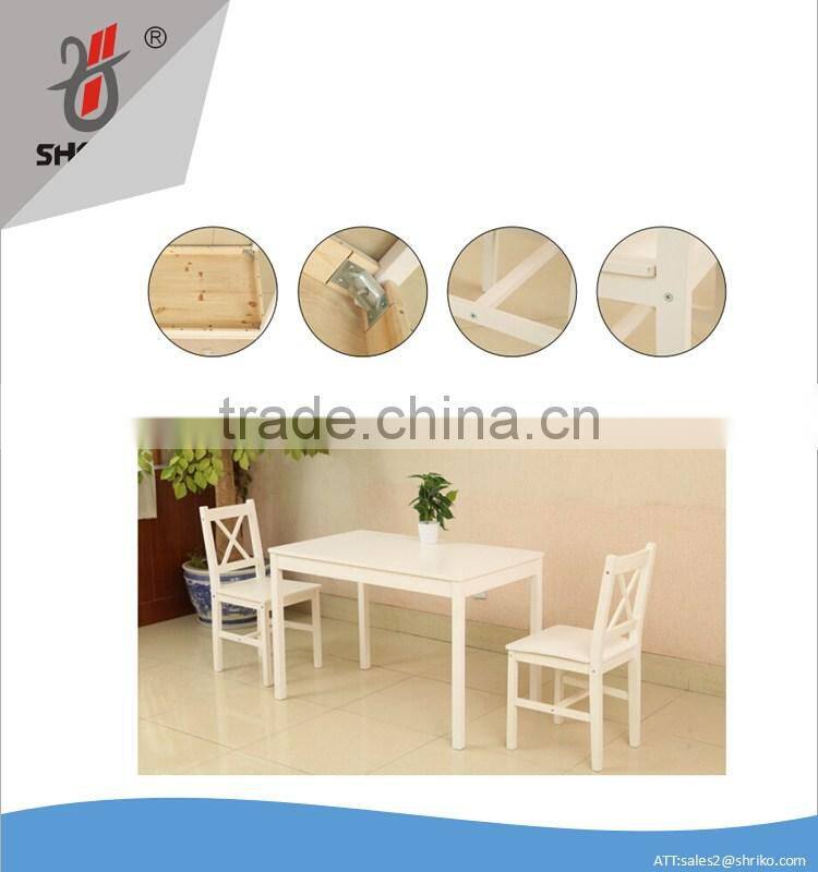5-Piece Dining Set ,Solid wood table with 4 Side Chairs
