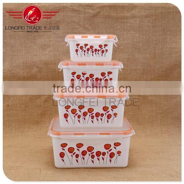 High quality rectangle plastic storage box /Stackable Preserving Box /Crisper