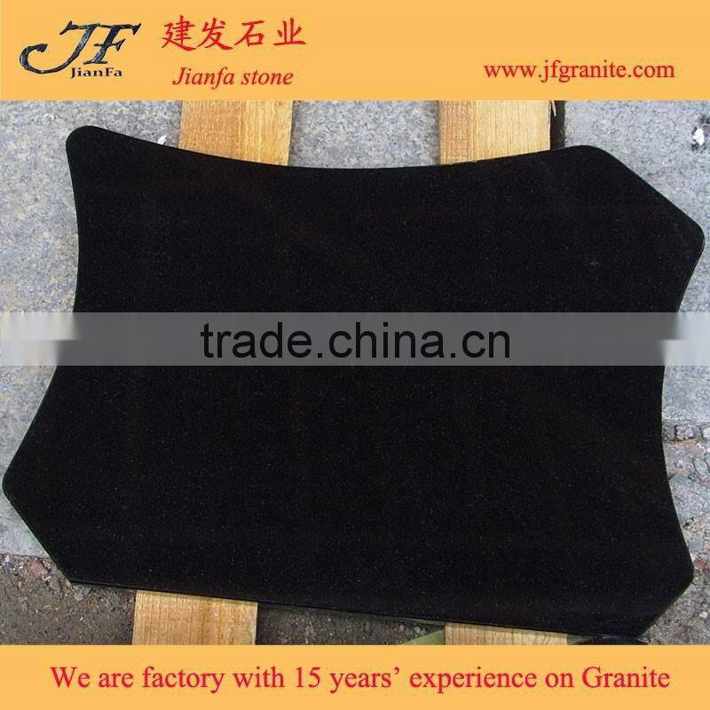 Black carving headstone pet headstone cemetery