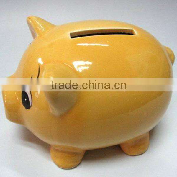 Bright-Color Ceramic Kids Money Safe Bank