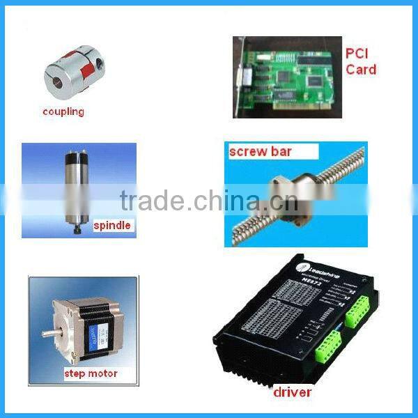 XYZ axis square rail rack driving copperworking cnc carving machine