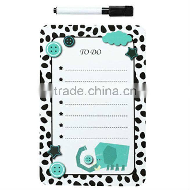 2014 square shape small white board with grid lines