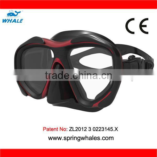 Hot custom Lunettes ,Whale Diving Mask/face plates(MK-2600)