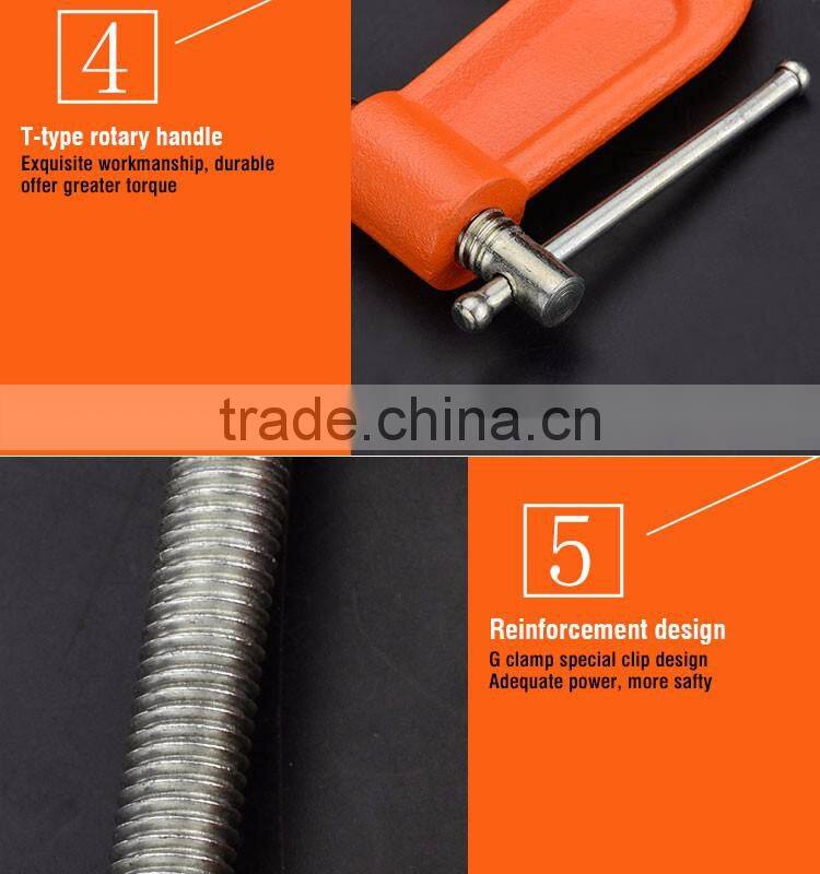 Professional 3" Alloy Steel G Clamp