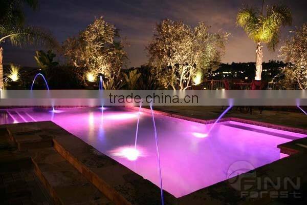 Factory colorful flow fountain laminar water jet