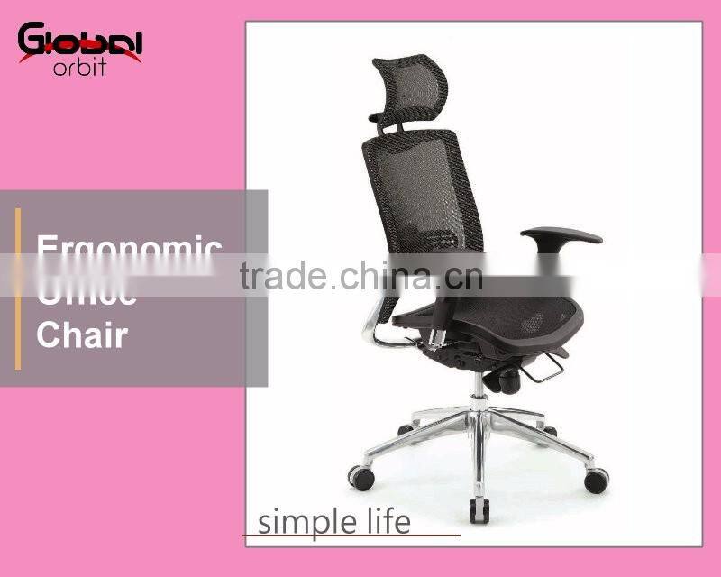 High quality computer chair modern design dining chair with chrome legs