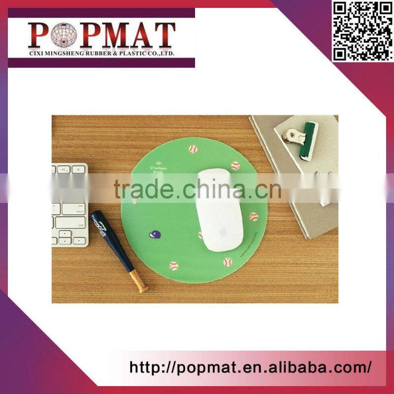 2017 new lovely pvc mouse pad round mouse mat