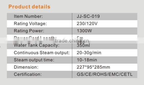 steam vacuum cleaner and steam mop 1300W