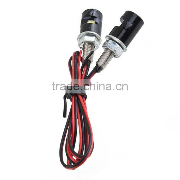 12v Truck Auto Car Van Motorcycle Dirt Bike ATV Quad LED SMD Licence Plate Light Bolt LED Light