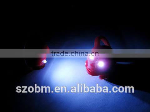 Wholesale Cool Skeleton Bike Tail Light Led Silicone Bicycle Light For Bikes