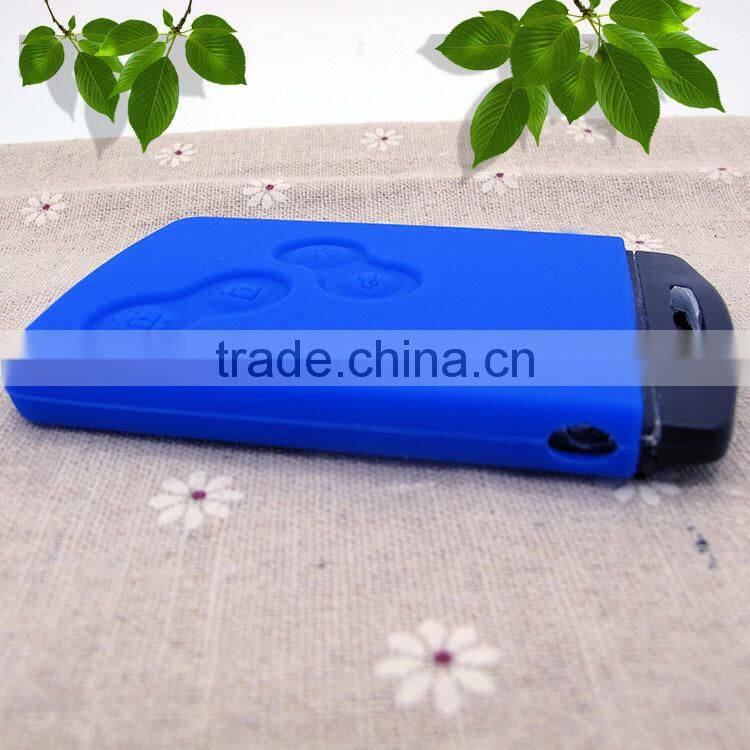 Colourful car key silicone cover for Renault