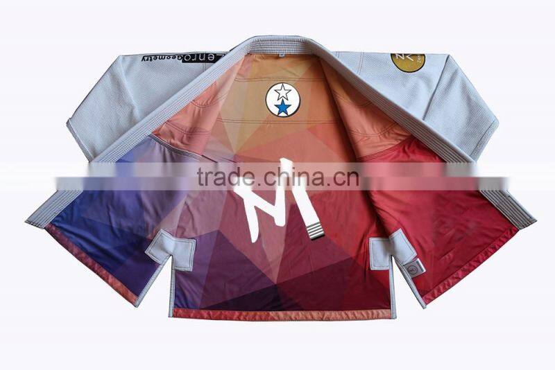 100% cotton ripstop pearl weave custom made bjj kimono gi