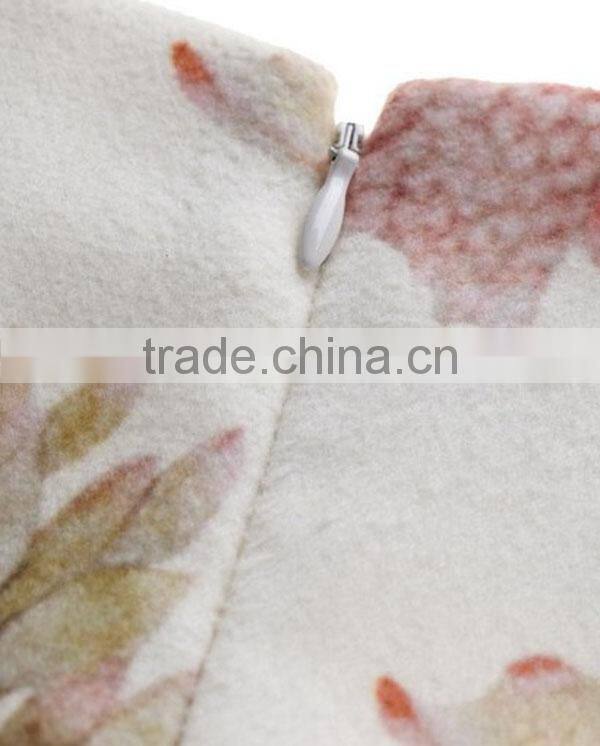 latest summer ladies fashion skirt hot sale A-line mini floral printed short skirt sexy office new design white skirt