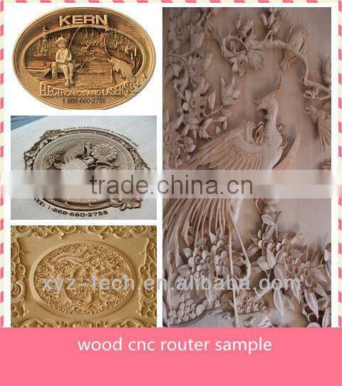 XJ1212 china cnc advertising router machine for mold making with CE&BV&ISO