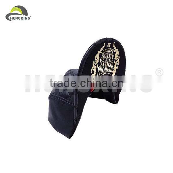 2014 Embroidery Lambskin Leather Snapback Hat Wholesale